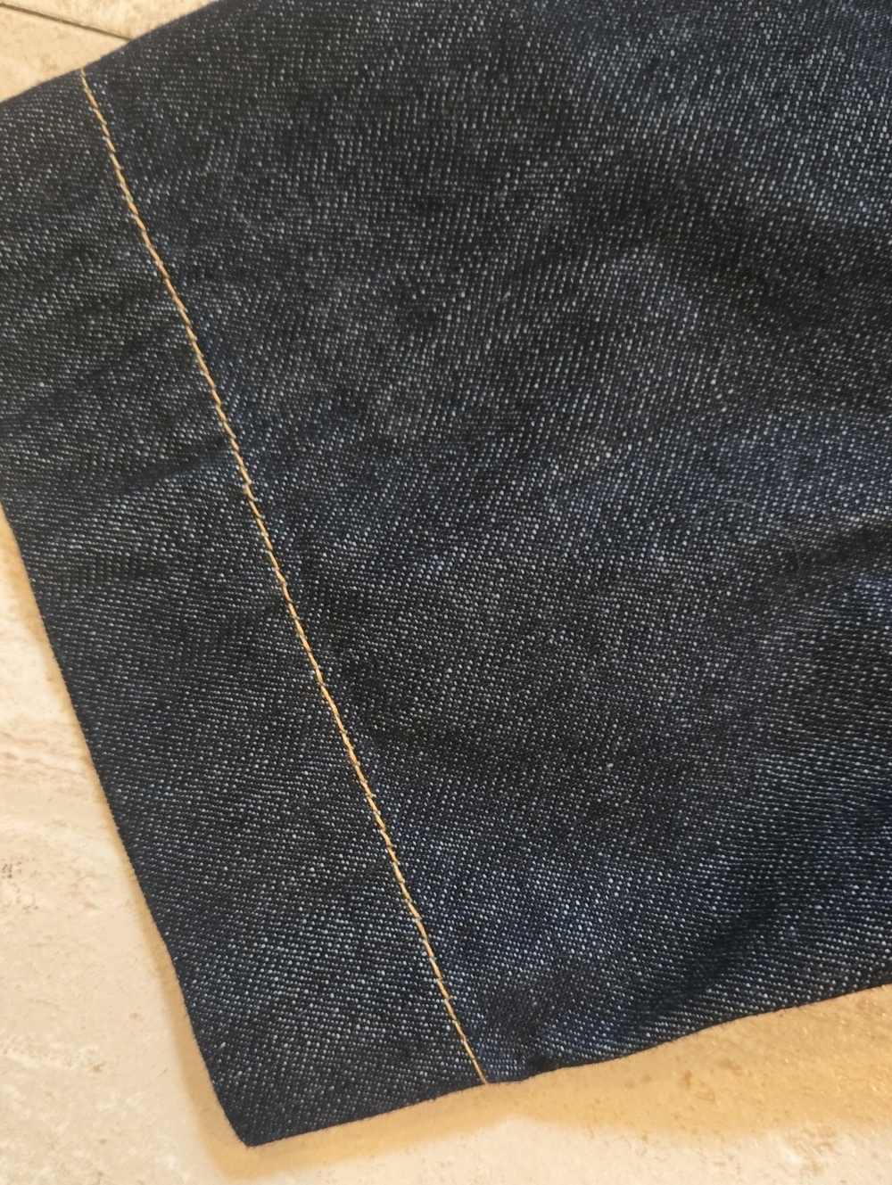 LAUREN Ralph Lauren Black Denim Collared Midi Dress - Picture 5 of 11